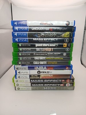 Huge Video Game Lot Ps4 Ps5 Xbox One Xbox 360 16 Games Bundle