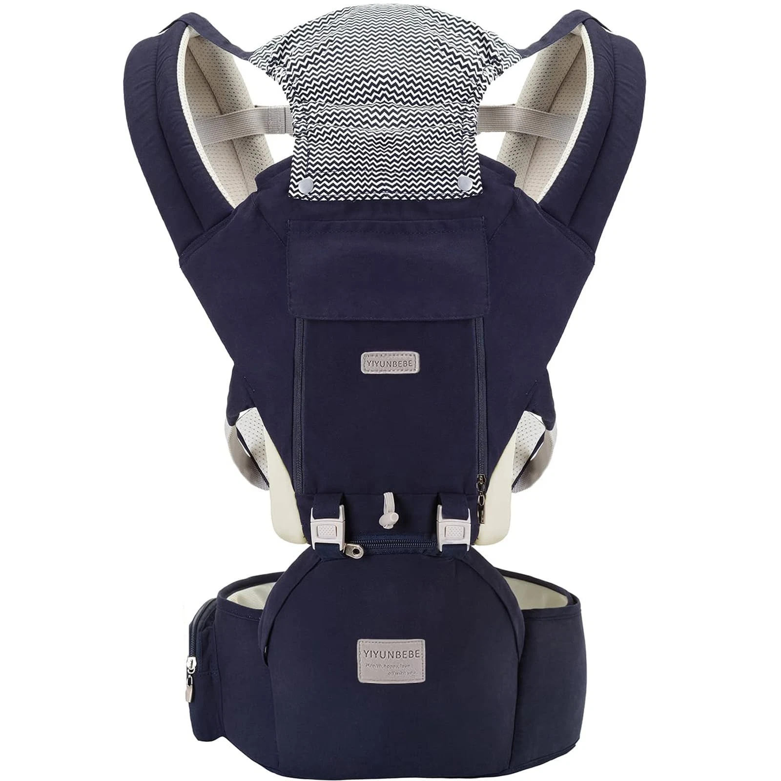 YIYUNBEBE Baby Carrier: Newborn/Toddler, Front/Back, Ergonomic, Dark Blue