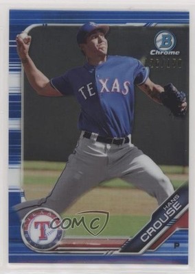 2019 Bowman Chrome Prospects Blue Refractor 126/150 Hans Crouse #BCP-210 0o6v