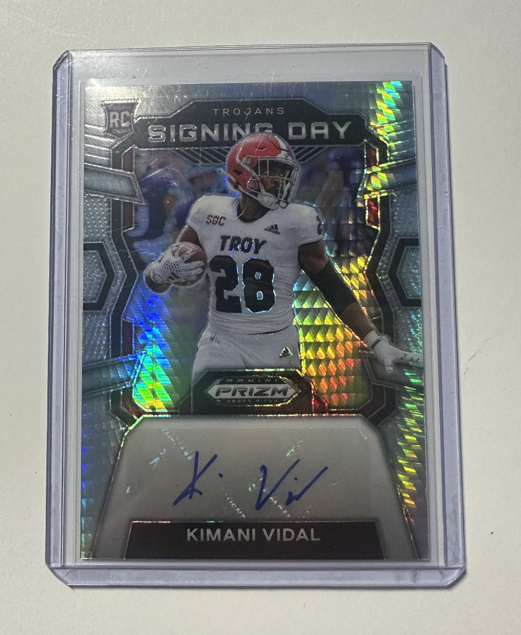 Kimani Vidal Panini Prizm Draft Picks Signing Day #SDKVL Base