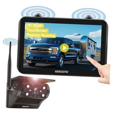  Magnetic Solar Wireless Backup Camera VK7, 7'' IPS Touchscreen 7inch-1 Cam