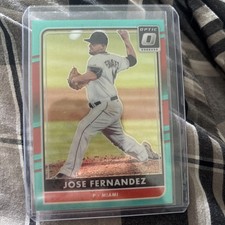 Jose Fernandez 2016 Panini Donruss Optic Light Blue Prizm #/299