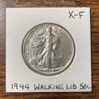New Listing1944 Liberty Walking Half Dollar 90% Silver coin in Very fine+ condition