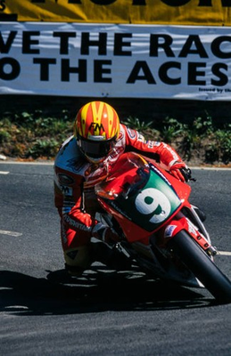 #ad #ad Ian Simpson Honda Isle of Man TT at Snaefell Mountain Course on Ma Old Photo 2 AU $9.00