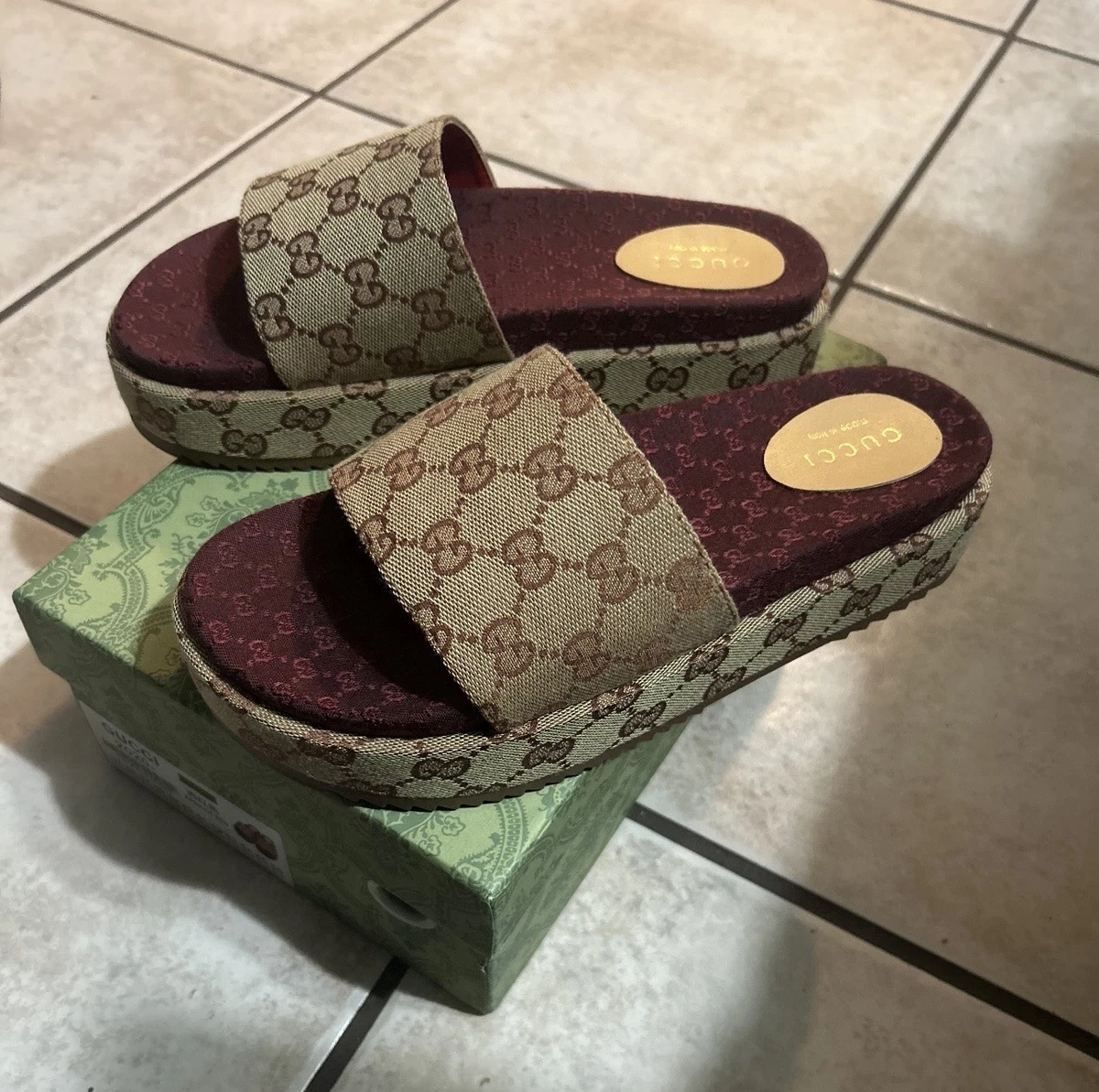 Gucci Red Sandals for Women for sale - eBay