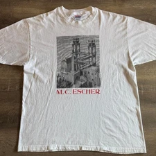 Vintage 90s M.C. Escher T Shirt Size XL