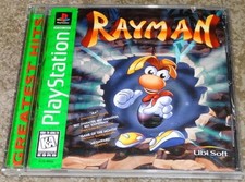 SONY PLAYSTATION 1 PS1 RAYMAN GAME w/ CASE and INSTRUCTIONS