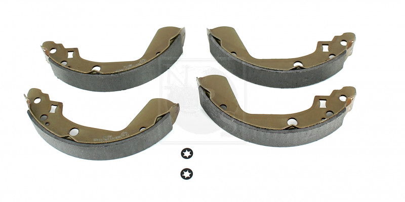 Garnitures de frein NPS S350I38 pour Suzuki Swift en acier semi-métallique