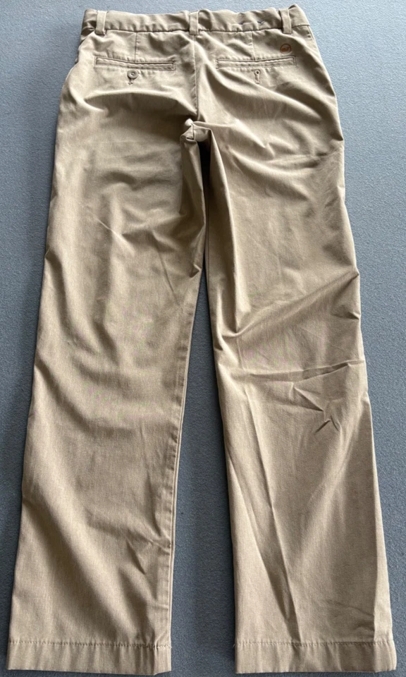 Pantalones Vineyard Vines Performance Breaker para niños talla 12 golf ajustables bronceado residual Foto 2 de 3