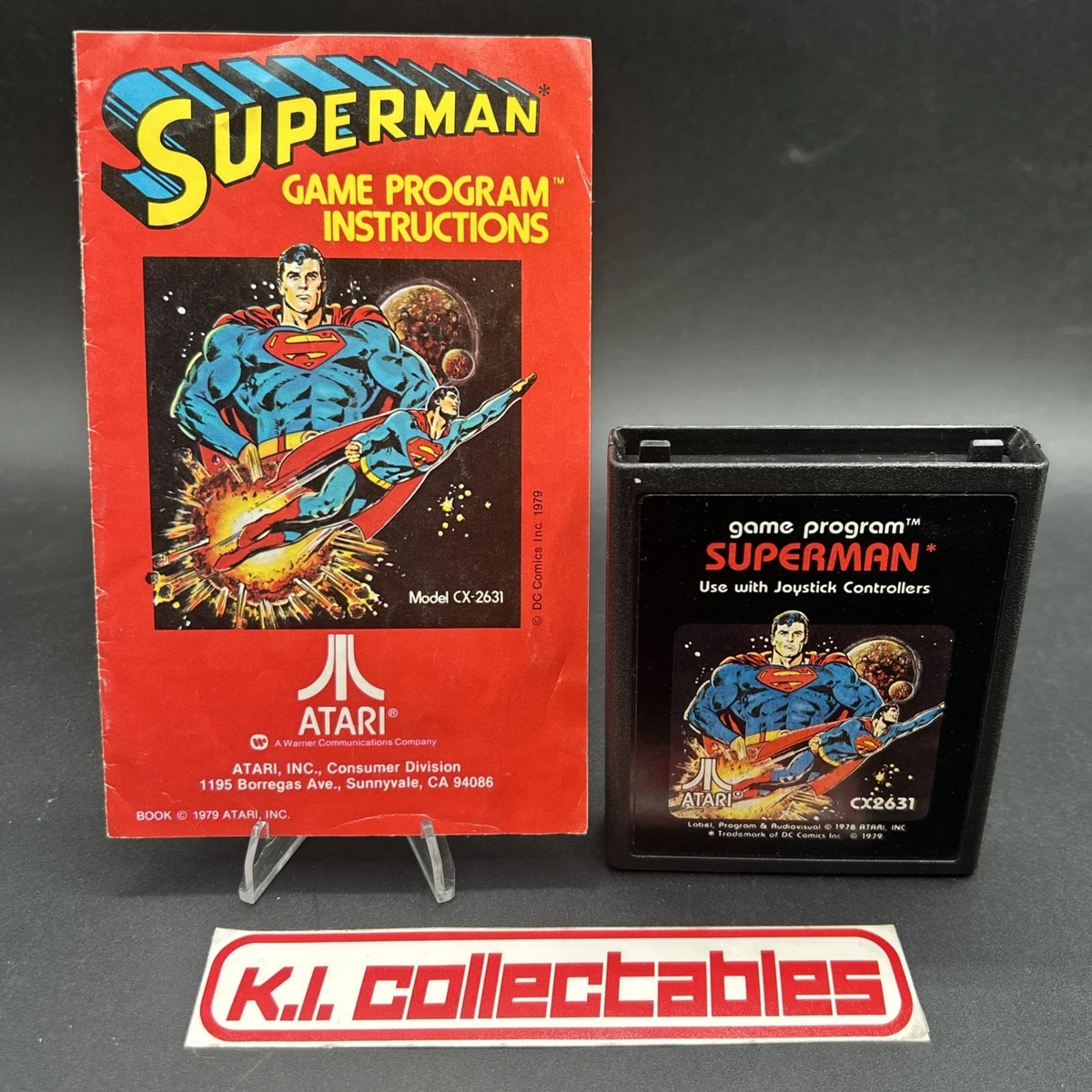 BOITE ABIMÉE (SANS IMAGE) : Atari 2600 VCS SUPERMAN Pal