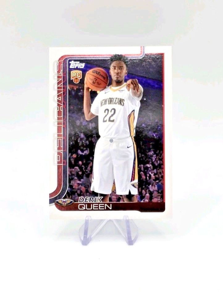 2025-26 Topps Derik Queen (RC) Base #213 New Orleans Pelicans
