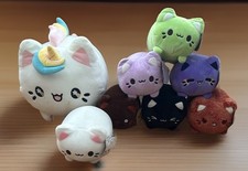Collection Of 8 Tasty Peach X Aurora Cat Plushes-Excellent Condition