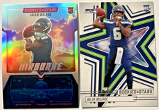 Jalen Milroe 2 Card Rookie Lot! w/ Airborne Prizm ! Seahawks Football