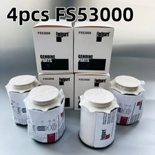 4pcs Fs53000 Fleetguard Fuelwater Seperator Filter For Cummins 6.7l New