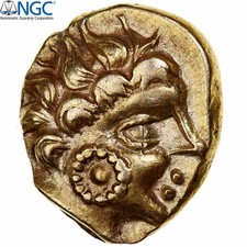 Veneti, Namnetes, 1/4 Stater, 2nd-1st centuries BC, Gold, NGC, Ch XF★ 4/5-5/5