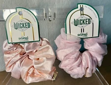 Lot of 2 Wicked Scunci by Conair The Original Scrunchie-Glinda FAST SHIP