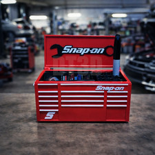 Snap-On Inspired Desk Organiser / Business card Holder - Gift