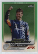 2022 Topps Chrome Formula 1 Green Refractor /99 Daniel Ricciardo #185 04zt