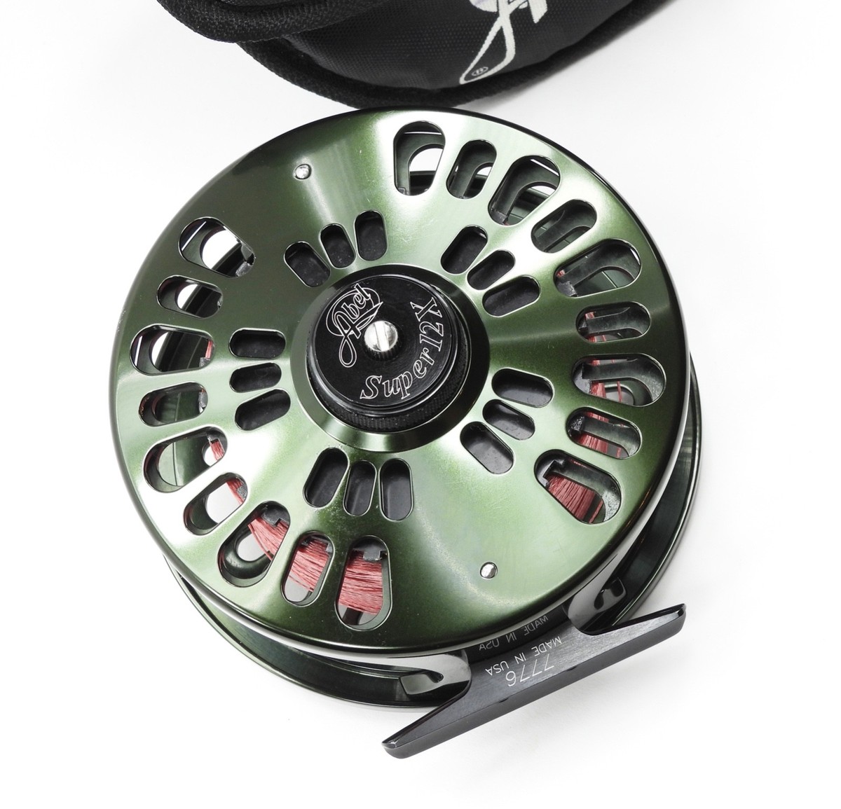 Abel Super 12X Fly Fishing Reel. Dark Green Finish. Made in USA. W/ Case. | eBay Abel Super 12X Fly Fishing Reel. Dark Green Finish. Made in USA. W/ Case. | eBay