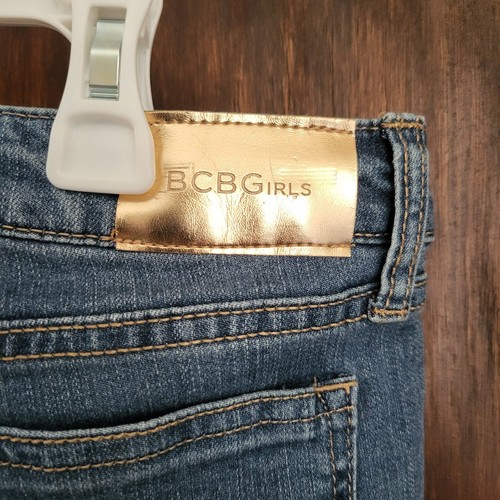 New Girls Jeans Sz 14 By BCBG Girls Adjustable Waist - Picture 5 of 6