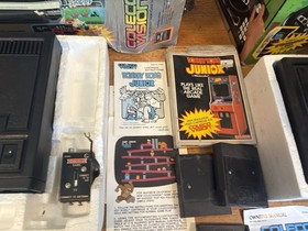 ORIGINAL ColecoVision 2400 Video Console in Box & Steering Wheel UNTESTED As Is