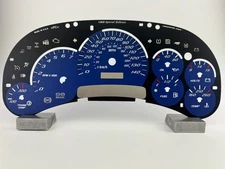 US Speedo Blue Silverado/Sierra 140 MPH Gauge Face for Clusters 03-05 (Denali)