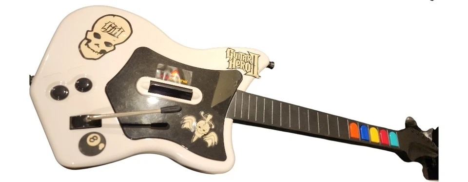 Guitar Hero Wireless Guitar For PlayStation 2 Red Octane Guitar 95025 No Dongle - Image 2 of 4