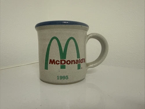 Red Wing Pottery McDonalds Stoneware Mug 1995 Advertising Coffee Cup