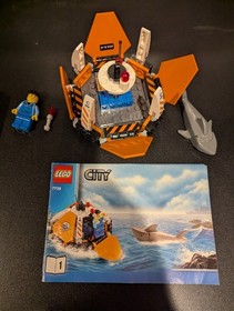 LEGO CITY: Coast Guard Helicopter & Life Raft (7738)&mdash;99% complete, Manual/No Box