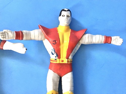 1991 The Uncanny X-Men Toybiz Bend Ems’ 5” Figure Nightcrawler & Colossus - Foto 4 di 18