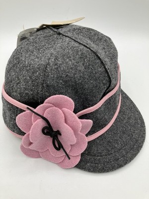 Stormy Kromer The Petal Pusher Cap Women's Size 7-1/8 Charcoal NWT Made in USA