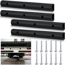 4 Pcs 2090616-2 20 Inch Universal Rubber Bumper Strip Durable D Shaped R02