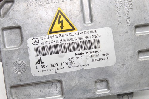 07-10 w221 w216 MERCEDES S600 XENON HEADLIGHT HID BALLAST CONTROL UNIT T5858 - Picture 8 of 10