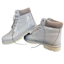 Timberland Youth Premium 6-Inch Boots Grey Shine US 5.5