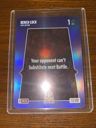 Bo Jackson Battle Arena Bonus Play Foil SSP - BENCH LOCK #BPL-22 Alpha