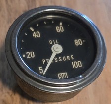 Sw Stewart Warner 100 Lb Gauge Meter Vintage Drag Hot Rod Tested Race Car