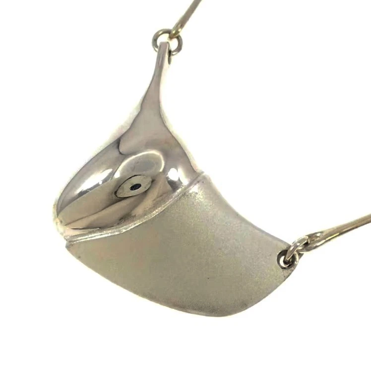 Collar colgante de plata de ley Lapponia Finlandia Bjorn Weckstrom 16,1 pulgadas Foto 3 de 4