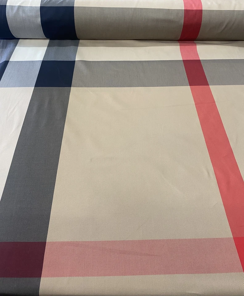 Burberry Beige Stoff Baumwolle Polyester Mix 153 cm Breite - Meterware
