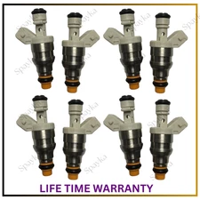 x8 Fuel Injectors for Bosch 1995 Mercedes-Benz S420 4.2L V8 0280155203 S-420 OEM