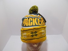 FOCO Green Bay Packers Light Em Up LED Flashing Lights Knit Beanie Hat - NWT