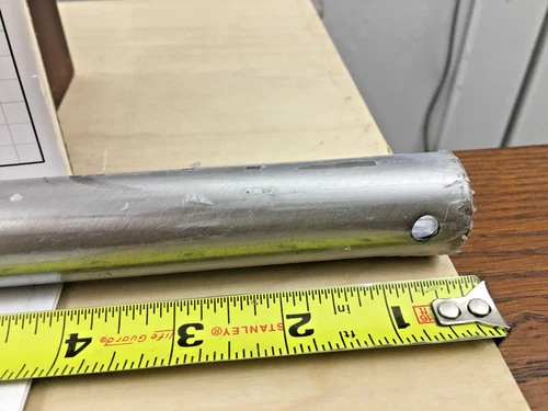 Minka-Aire 24 Inch Ceiling Fan Downrod, 1" OD, - ‎Pewter - DR524-PW - Picture 4 of 5