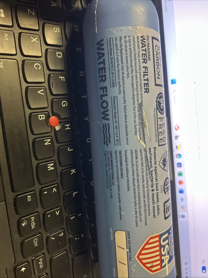 Camco TASTEPURE RV Water Filter  - 6-Step Filtration, MADE IN USA (40042) OPEN - Image 4 of 4