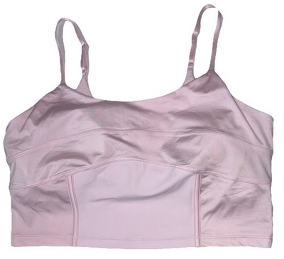 NWT LULULEMON SIZE 14 ALIGN TANK C/D*SATIN ADJUSTS AUTHENTIC BLISSFUL PINK