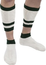 Schöneberger Trachten Couture Loferl Socks - Traditional 6-8,5, Beige/Green 