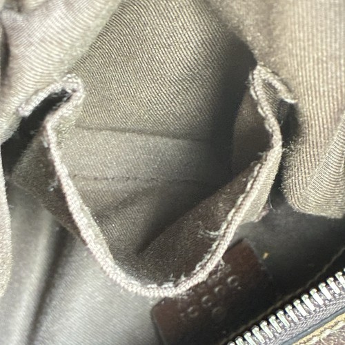 Gucci Hobo Schultertasche Handtasche GG Canvas Leder - Bild 8 von 24