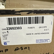 GM 22652303 LH Tail Lamp Asm - Back Up Light 1999-04 Olds Alero NOS