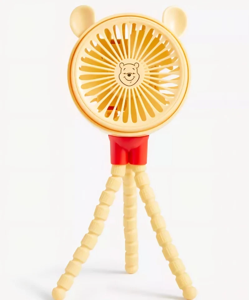 NIB! Disney Baby Winnie the Pooh Stroller Fan Rechargeable USB Auto Stop Tech - Image 3 of 4