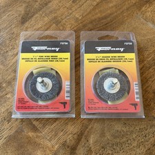 FORNEY 72726 72725 1 1/2" FINE GRINDER WIRE WHEEL CUP BRUSH CRIMPED WIRE NEW