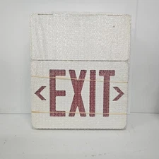 NOS PI LED Exit / Incandescent Emergency Light Combination E1023R