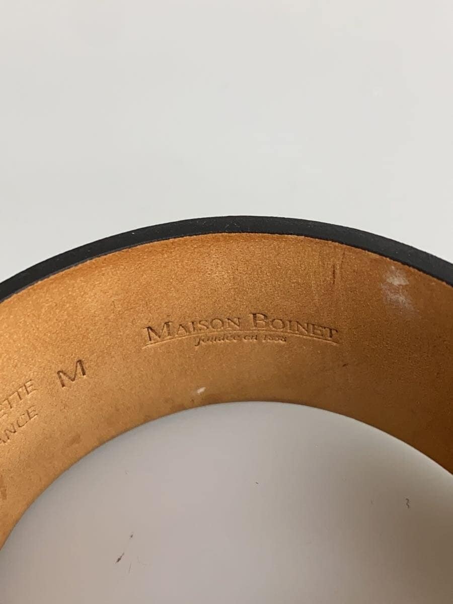 MAISON BOINET Bracelet Leather Black Women's 95009 Authentic